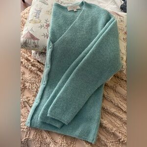 Sézane Barry cardigan - sea foam green- médium NWOT